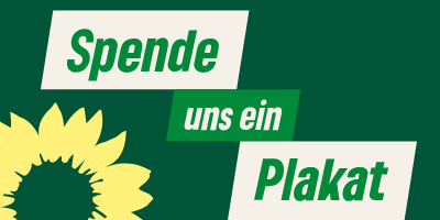 "Spende uns ein Plakat" - zum Spendenkonto