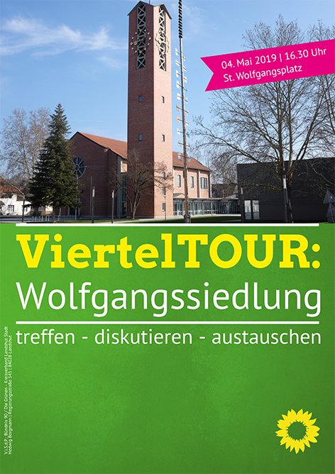 Bild mit Wolfgangskirche am Wolfgangsplatz