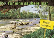 Baden in der Isar verboten