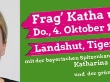 Townhall am 4.10.2018 um 12:30 im Tigerlilly SupperClub in Landshut, Altstadt 362 mit der grünen Bundesvorsitzenden Annalena Baerbock und der bayerischen Spitzenkandidatin Katharina Schulze