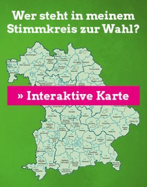 Stimmkreiskarte DirektkandidatInnen Landtag 2018