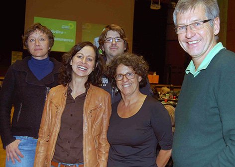 KV Landshut Stadt: Elke Rümmelein, Sigi Hagl, Björn Láczay, Regine Keyßner, Dr. Thomas Keyßner