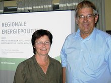 Rosi Steinberger, Spitzenkandidatin der Grünen in Niederbayern für den Landtag und Dr. Thomas Gambke, MdB