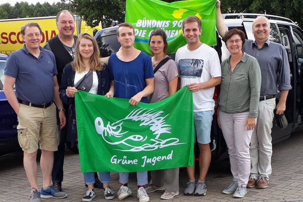 Die niederbayerischen Grünen auf dem Weg nach Sachsen