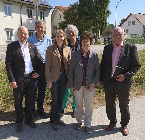 v.l.n.r.: Erster Bürgermeister Andreas Horsche, Furth, Dr. Thomas Keyßner, Erste Bürgermeisterin Helga Kindsmüller, Obersüßbach, Verena Putzo-Kistner, Rosi Steinberger, MdL, Erster Bürgermeister Sebastian Satzl, Weihmichl