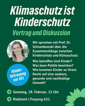 Prof. Dr. Schramkowski neben Einladungstext