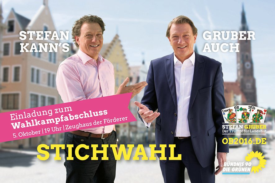 Am Mittwoch, 5. Oktober, lädt Stefan Gruber, OB-Kandidat der Grünen, alle Landshuterinnen und Landshuter herzlich ein, zur Abschlussveranstaltung seines Wahlkampfs um 19.00 Uhr ins Zeughaus der Förderer an der Wittstraße zu kommen.