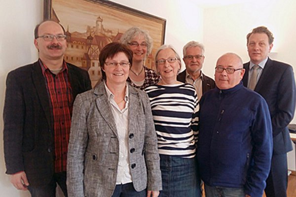 Hansjürgen Haas, Geschäftsführer Zweckverband Amberg, Rosi Steinberger, MdB, Verena Putzo-Kistner, Petra Seifert, Kreisrätin, Herr Meller, RBO, Manfred Pawlik, Stefan Gruber, Stadtrat