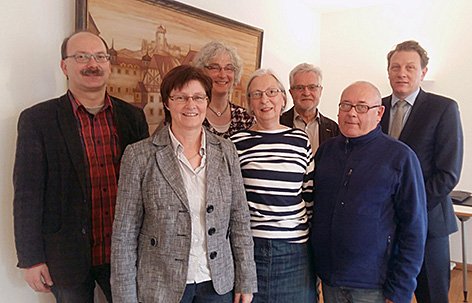 Hansjürgen Haas, Geschäftsführer Zweckverband Amberg, Rosi Steinberger, MdB, Verena Putzo-Kistner, Petra Seifert, Kreisrätin, Herr Meller, RBO, Manfred Pawlik, Stefan Gruber, Stadtrat